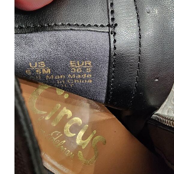 Circus by Sam Edelman Holt Spiked Heel Black Booties, EU36.5/US6.5 - Picture 7 of 7